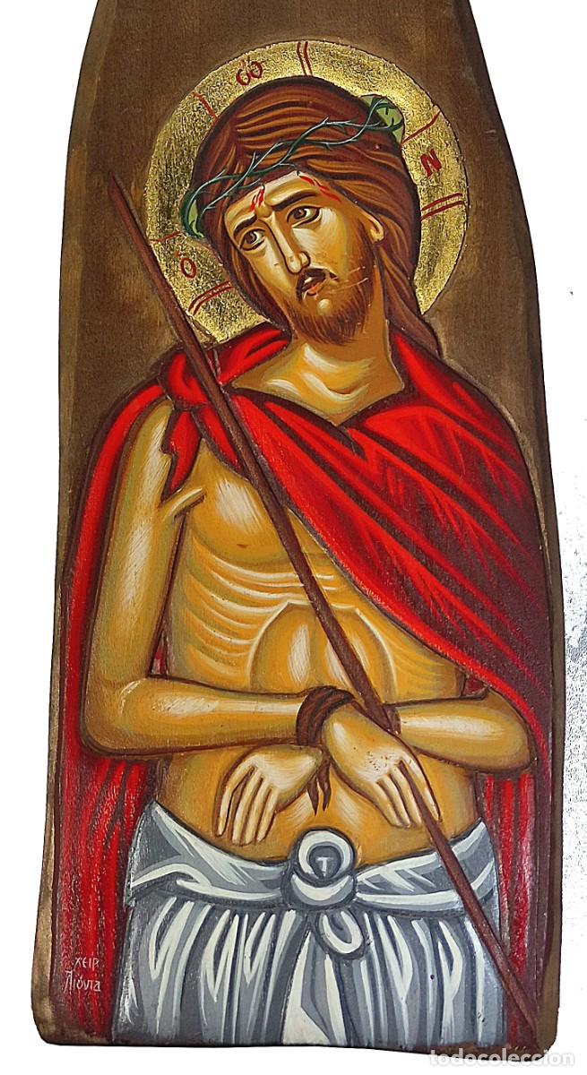 Arte: Icono de cristo con manos atadas - Foto 2