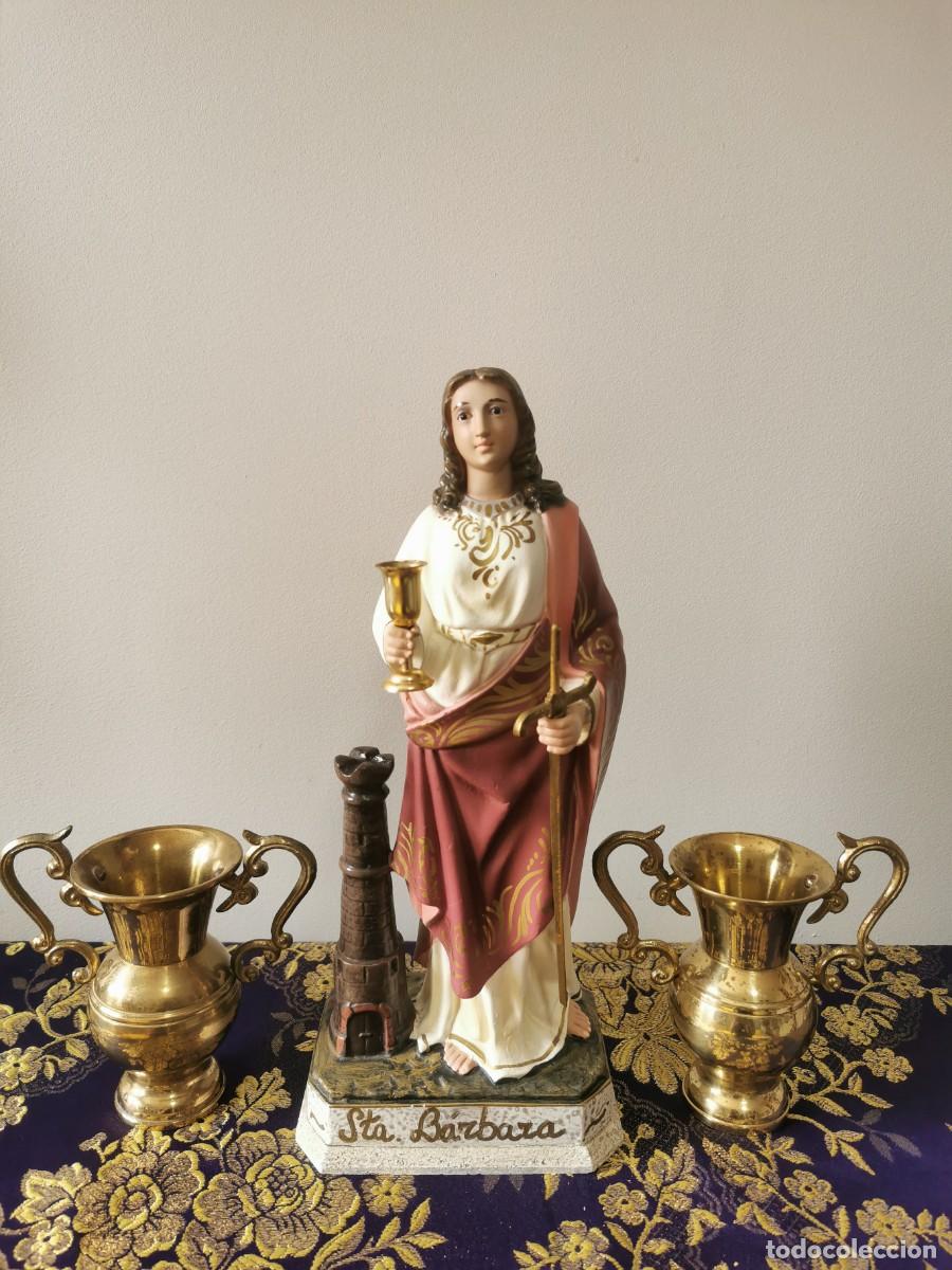 Arte: Santa Barbara Olot Dimosa 33cm