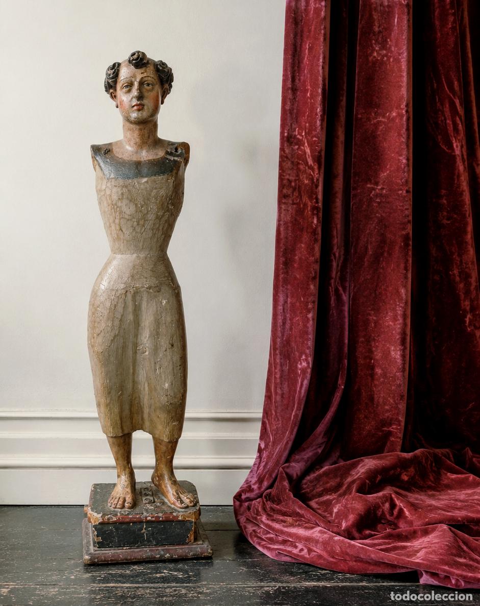 Arte: Talla de San Antonio de Padua siglo XVIII