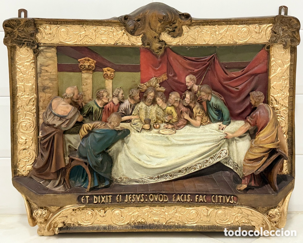 Arte: ANTIGUA Y ESPECTACULAR SANTA CENA DE OLOT
