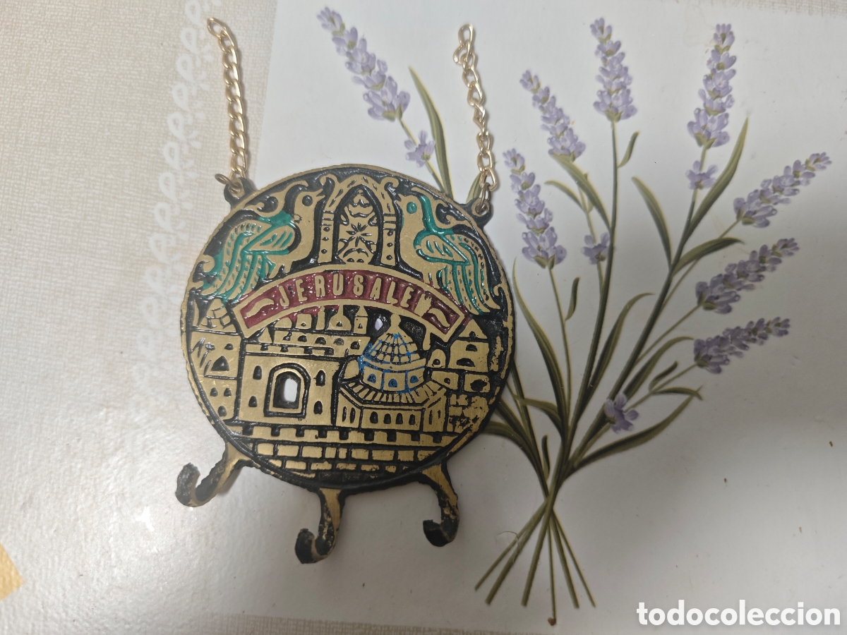 Arte: Medall&oacute;n perchero de Jerusal&eacute;n - Foto 2