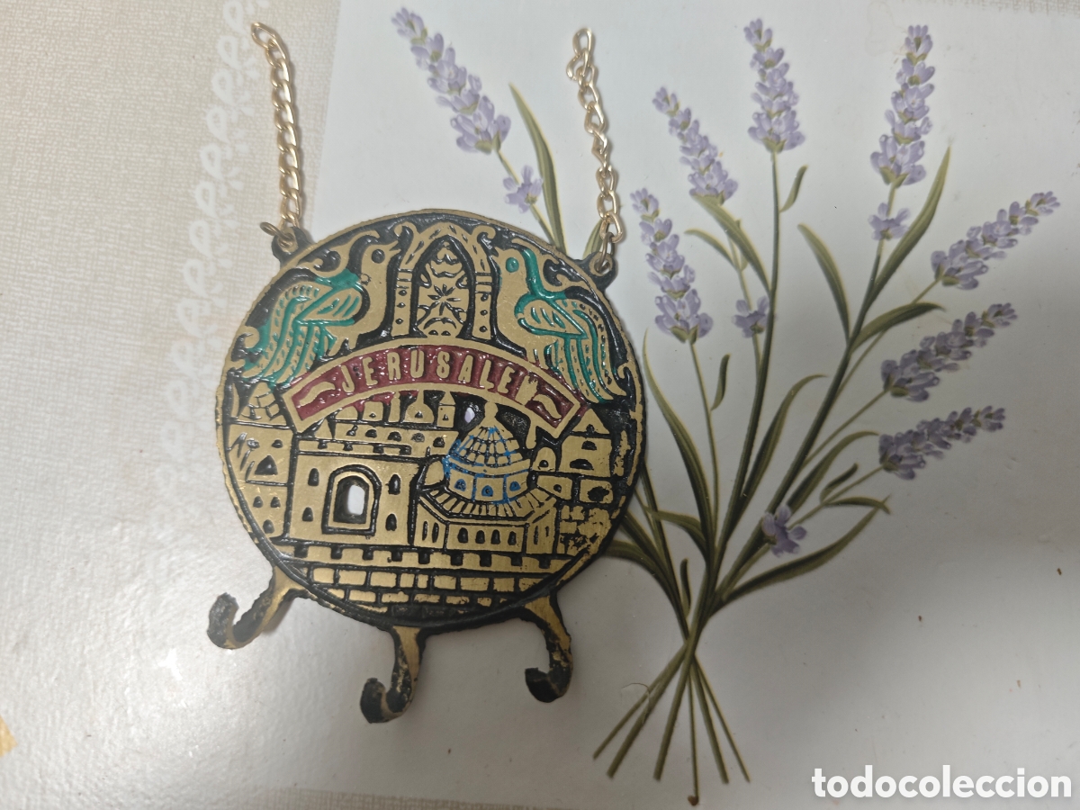 Arte: Medall&oacute;n perchero de Jerusal&eacute;n - Foto 1