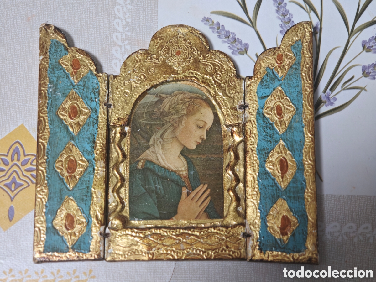 Arte: Tr&iacute;ptico Florentino religioso - Foto 2