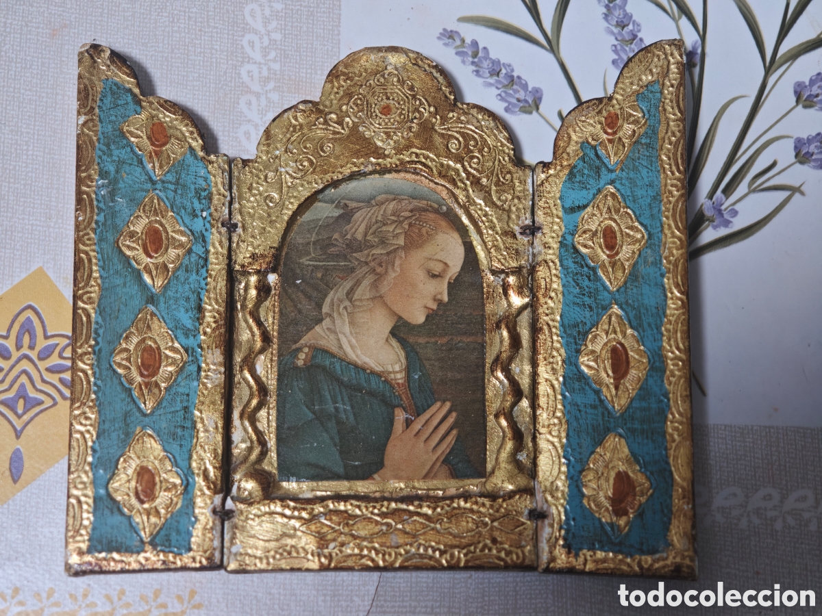 Arte: Tr&iacute;ptico Florentino religioso - Foto 5