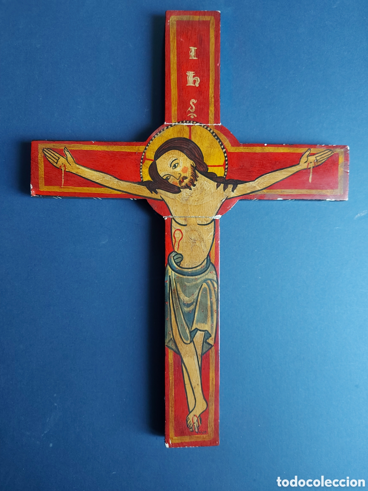 Arte: CRISTO ROMANICO POLICROMIA