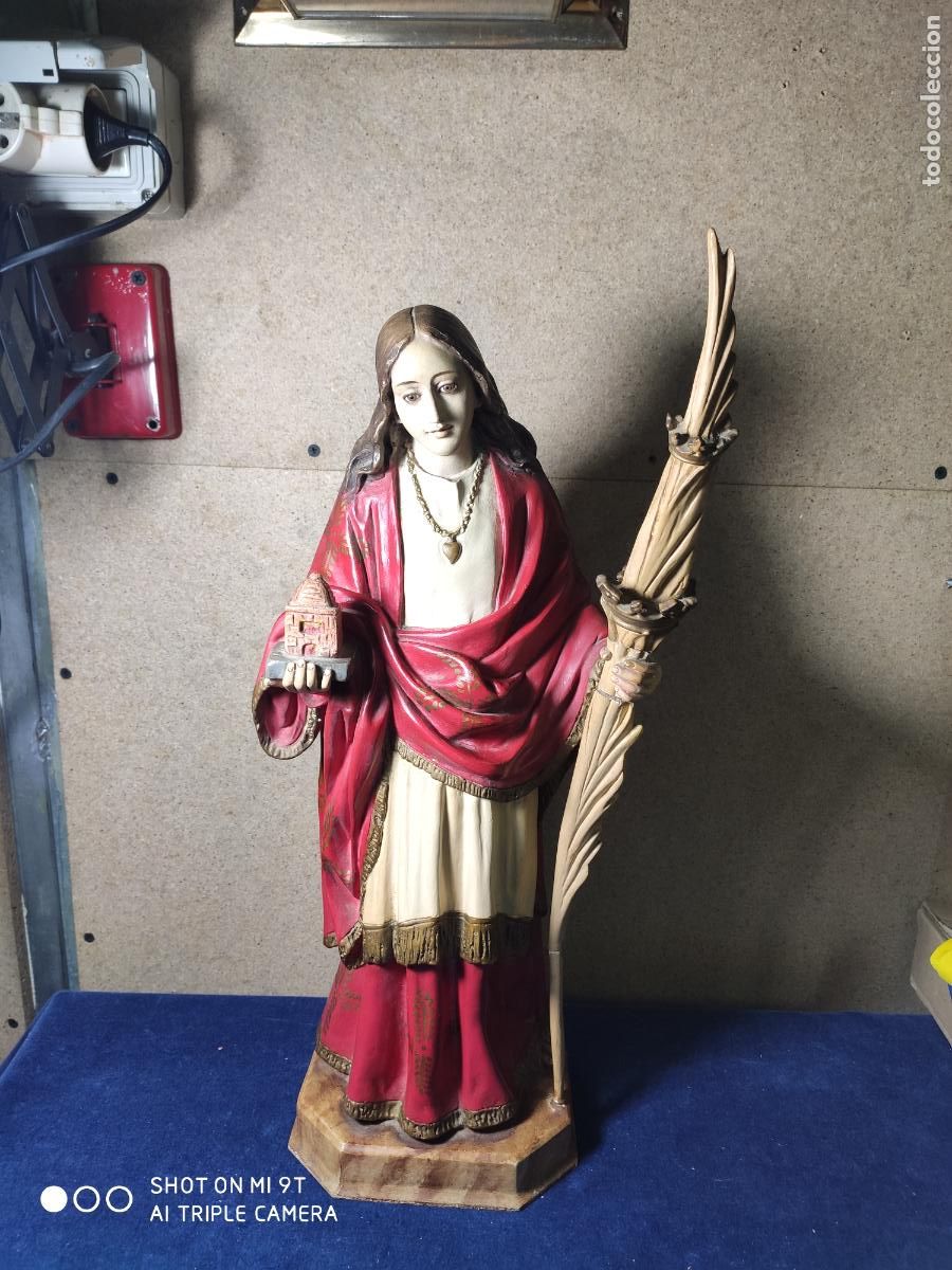 Arte: santa eulalia talleres de olot santo cristo 47 cm ver y leer descripcion