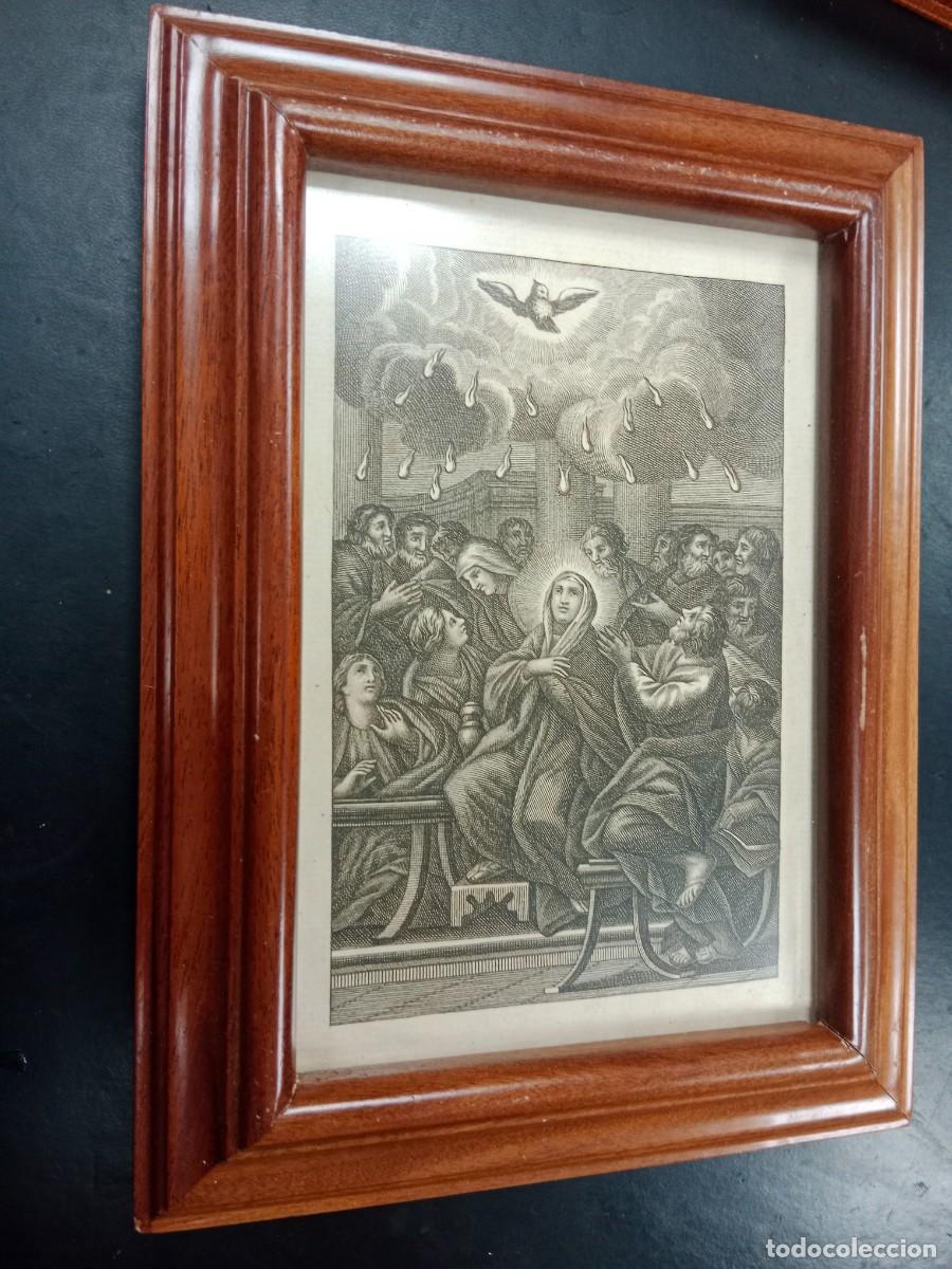Arte: ANTIGUO Y BONITO GRABADO FINALES S. XVIII - PENTECOSTES