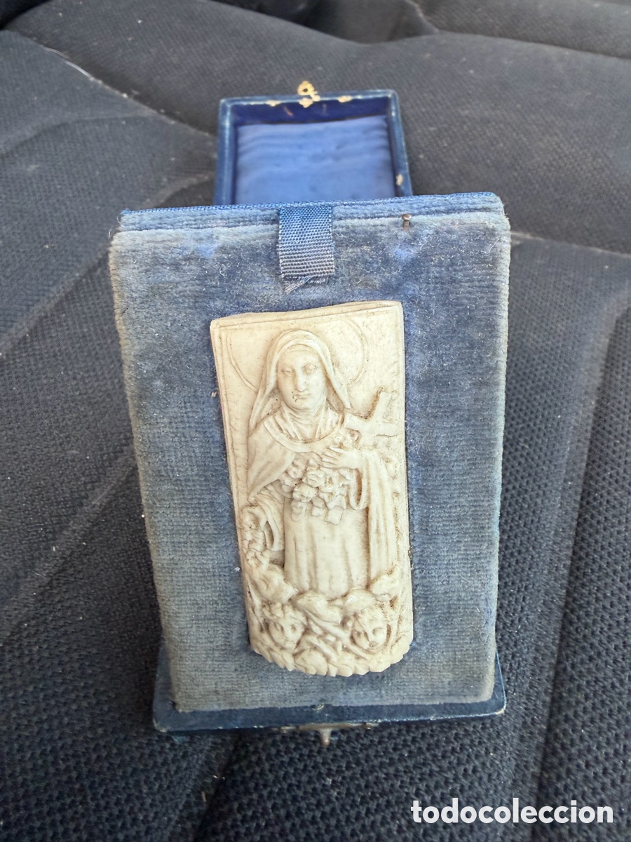 Arte: Virgen hueso xix 8cm