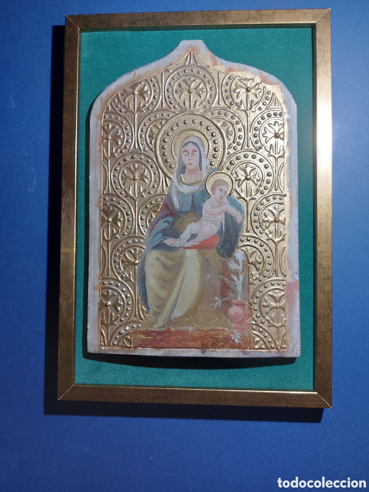 Arte: RETABLO &rdquo;LA VIRGEN CON EL NI&Ntilde;O&rdquo; EPOCA