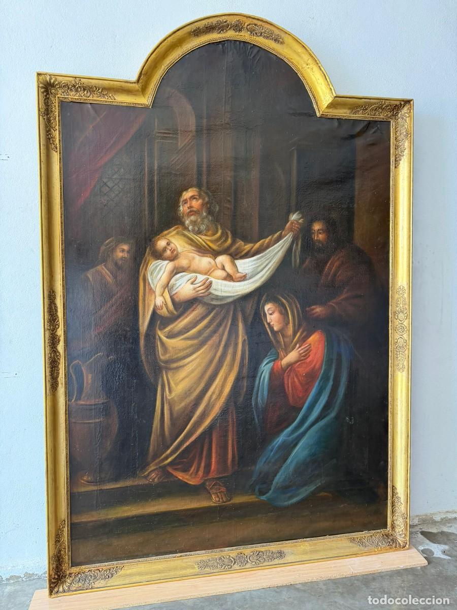 Arte: La Presentaci&oacute;n del Ni&ntilde;o Jes&uacute;s en el Templo de Jerusal&eacute;n S. XVIII.