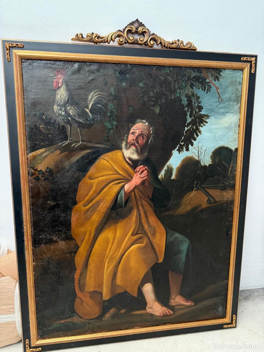 Arte: Las l&aacute;grimas y negaciones de San Pedro mostrando arrepentimiento