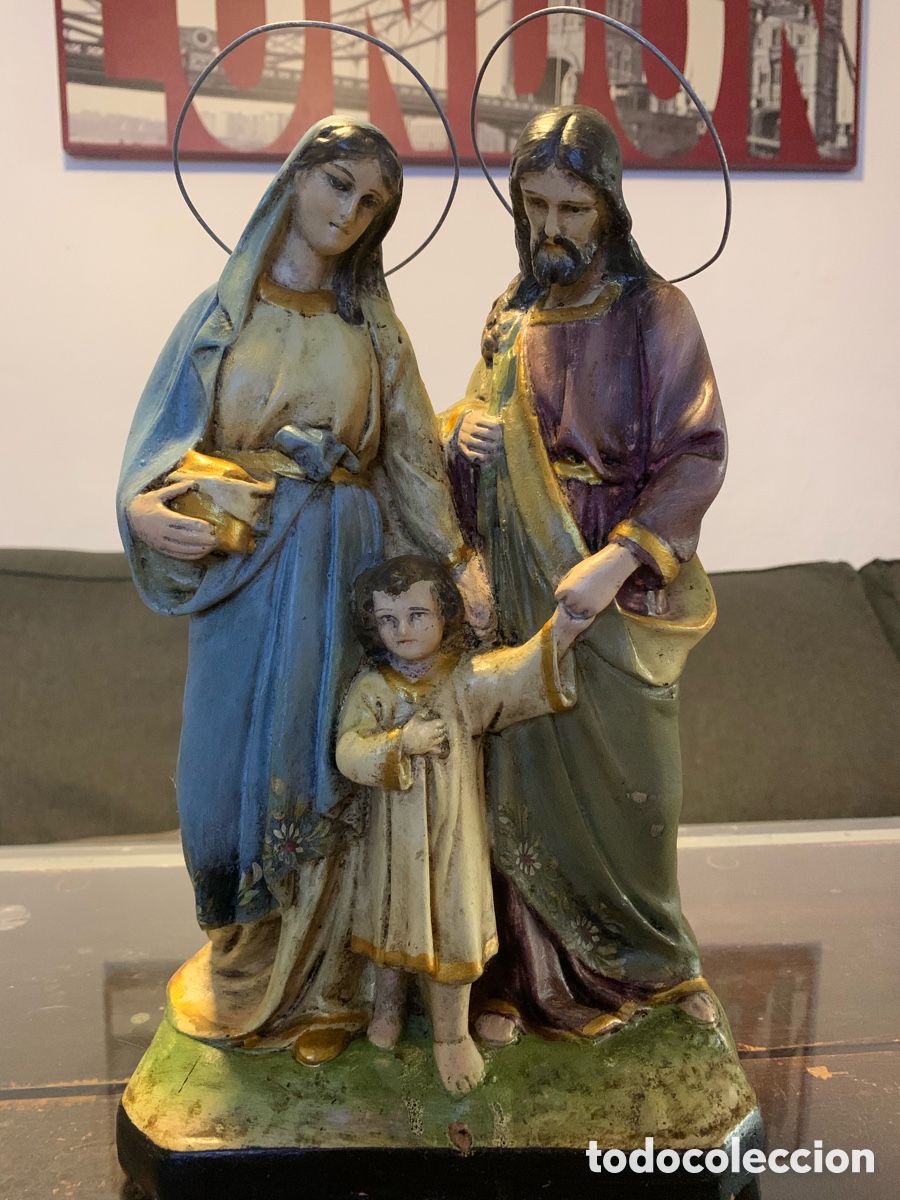 Arte: Sagrada Familia pasta de Olot ver fotos