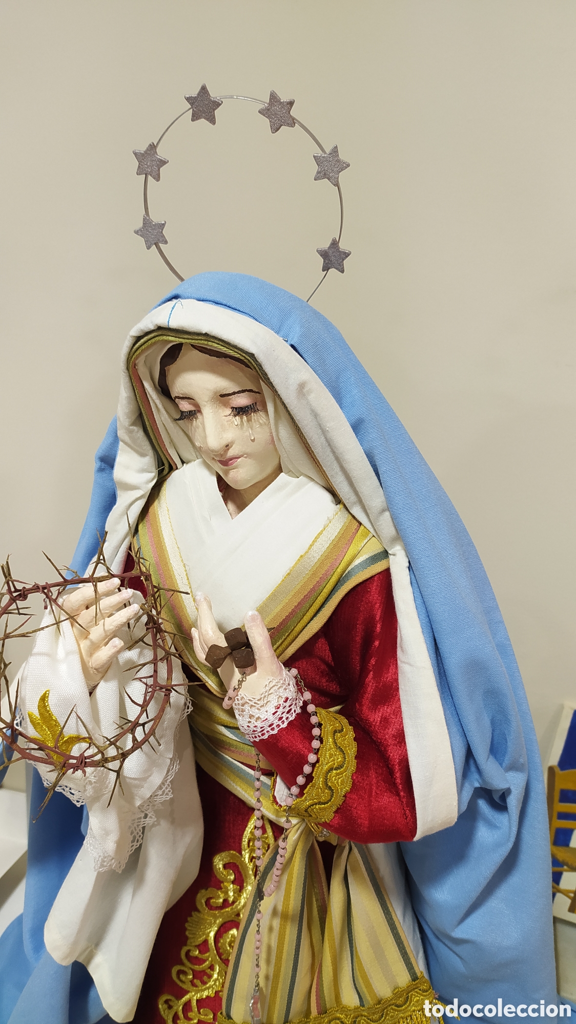 Arte: Virgen de vestir resina - Foto 4