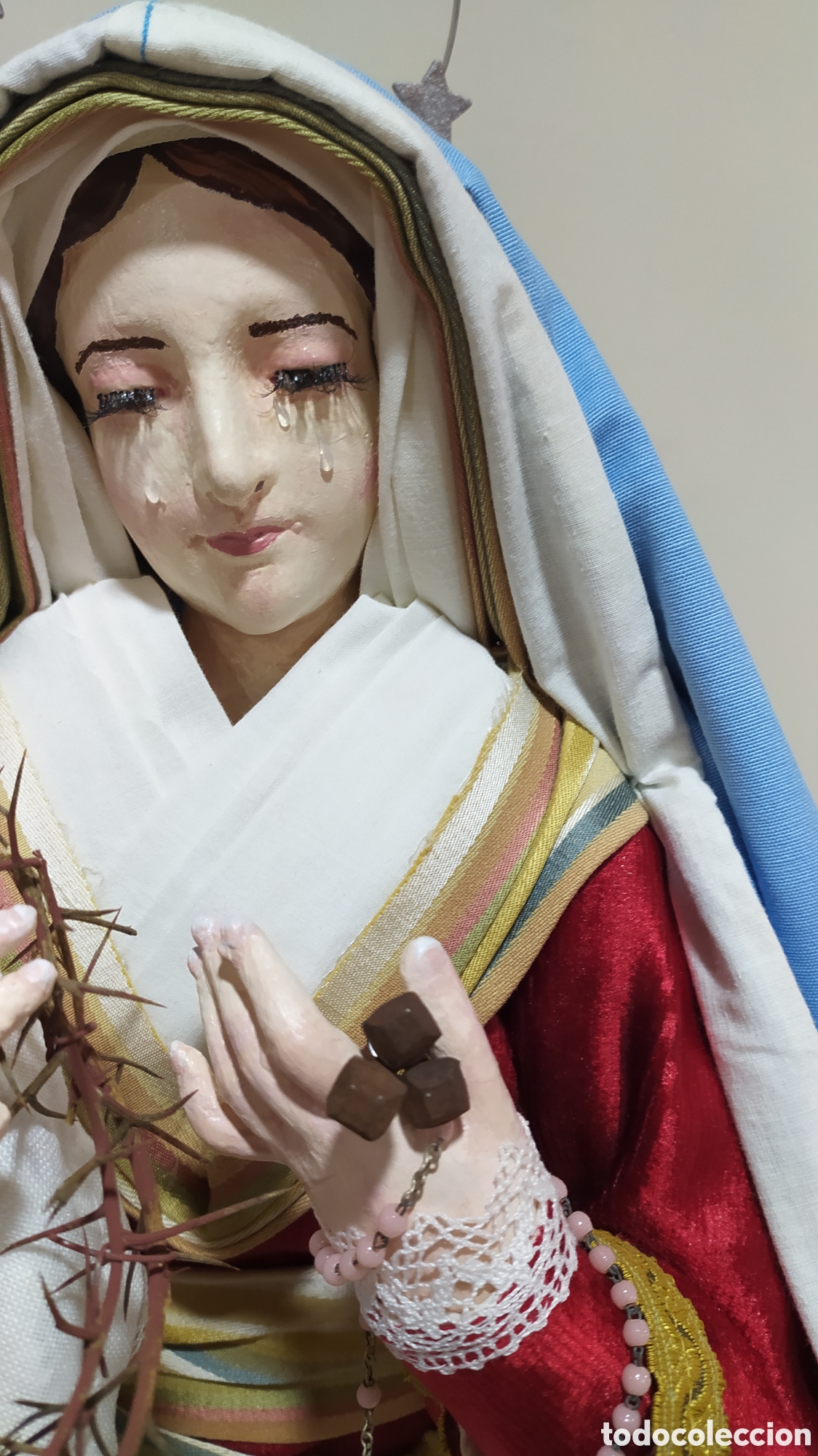 Arte: Virgen de vestir resina - Foto 7