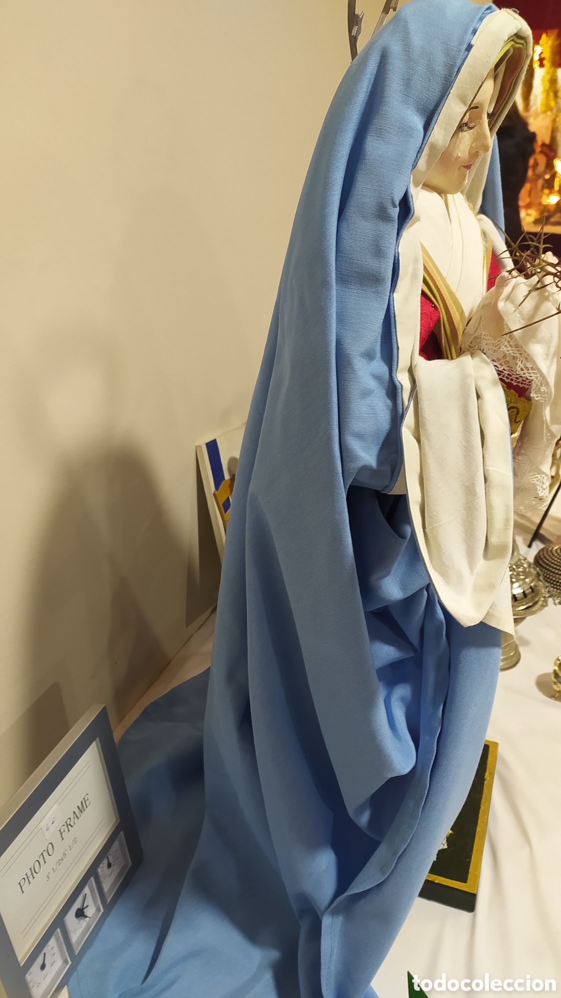 Arte: Virgen de vestir resina - Foto 8