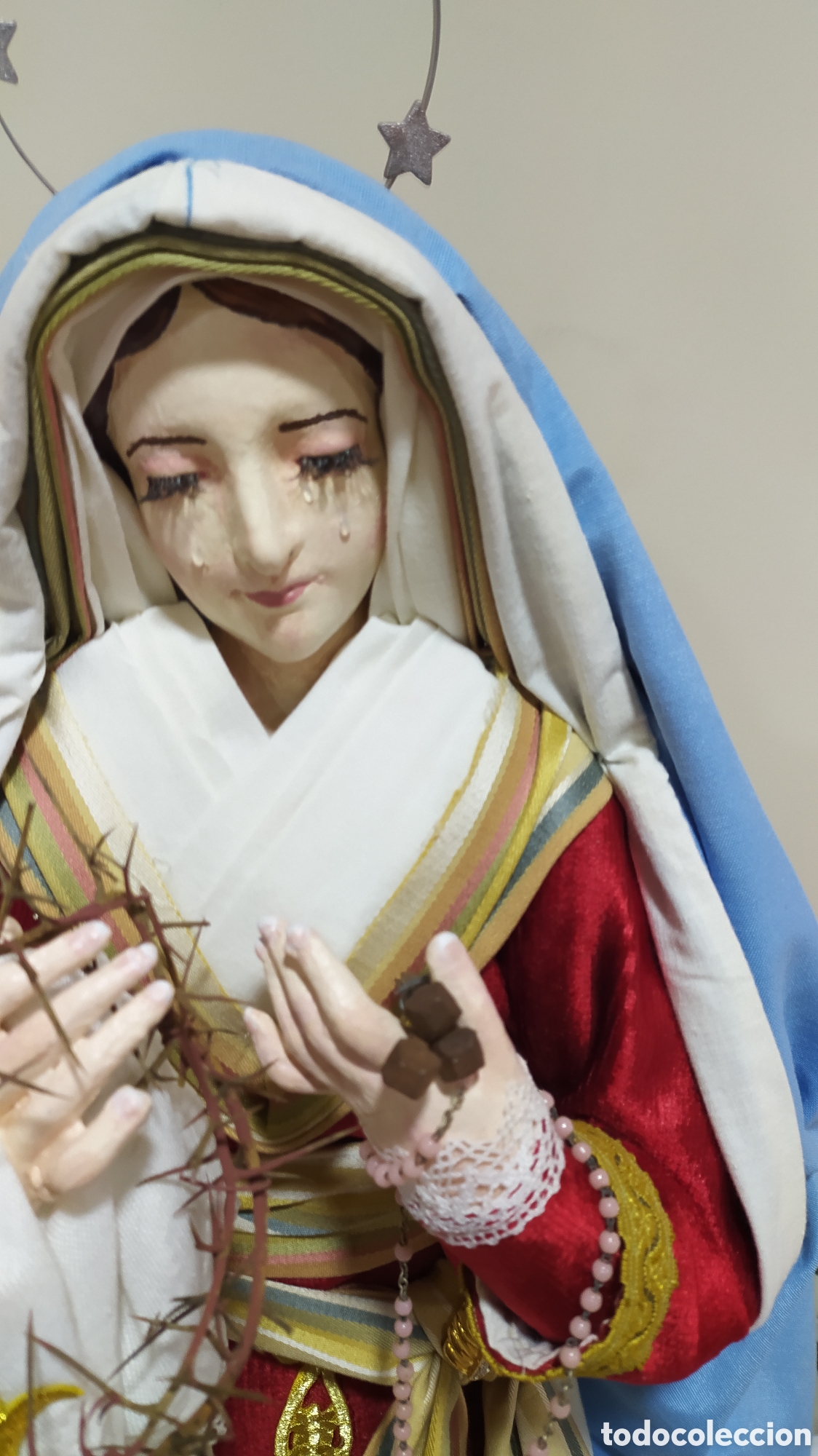Arte: Virgen de vestir resina - Foto 11