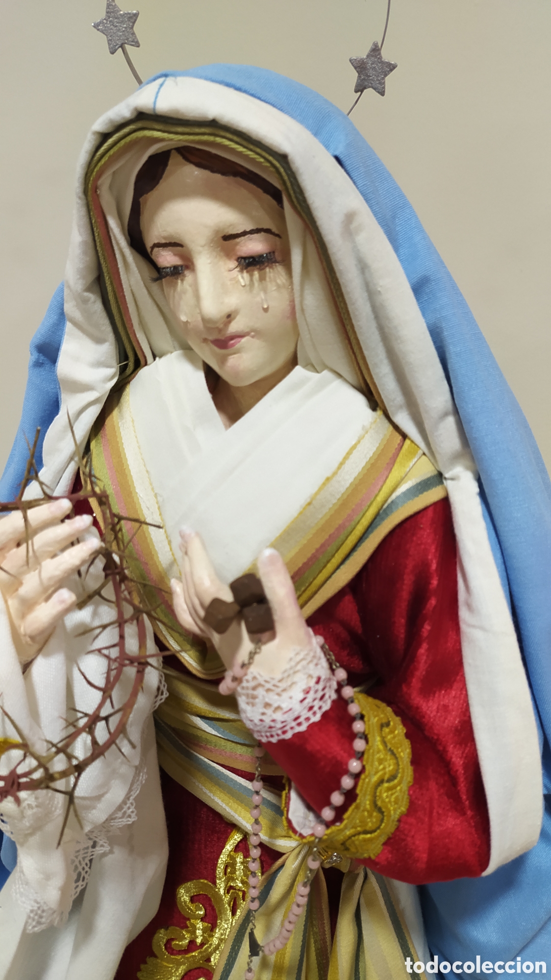 Arte: Virgen de vestir resina - Foto 12