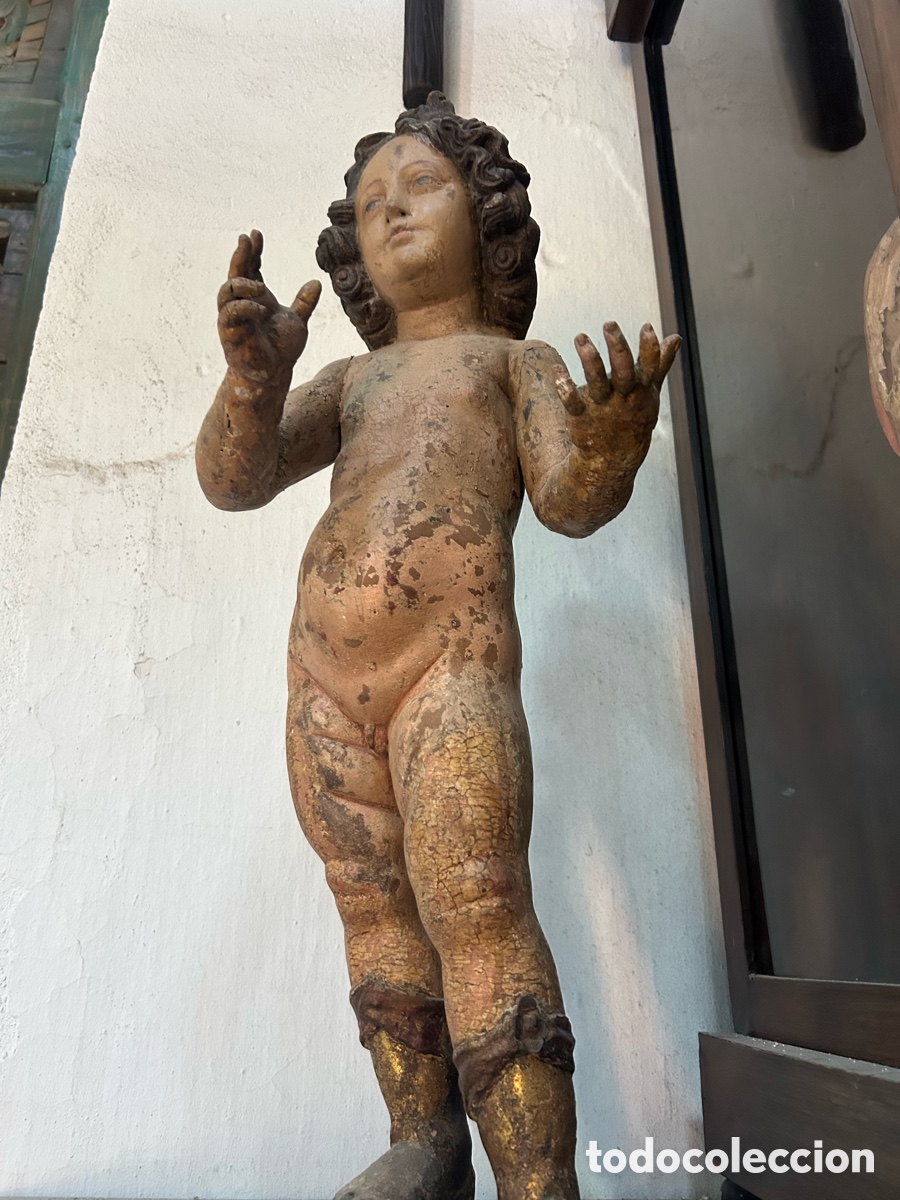 Arte: Talla del Ni&ntilde;o Jes&uacute;s &ndash; Siglo XVIII (70 cm)