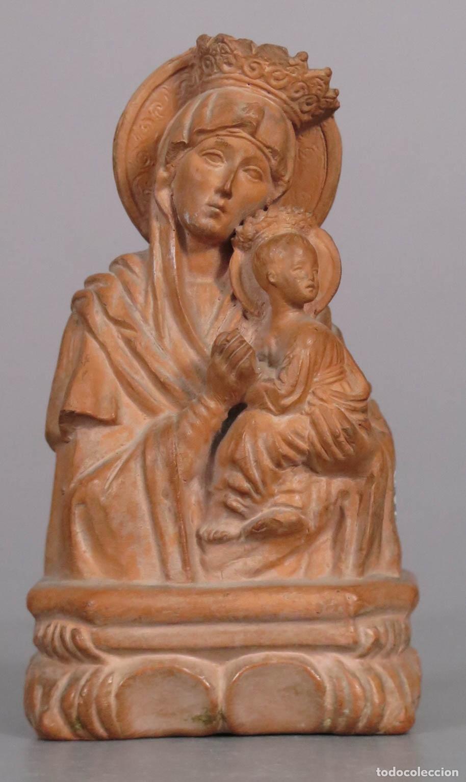 Arte: NTRA SRA DEL PERPETUO SOCORRO. TERRACOTA. FIRMADA CATALA