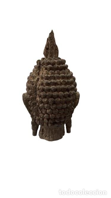 Arte: Escultura de Buda de madera tallada - Foto 2