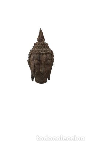 Arte: Escultura de Buda de madera tallada