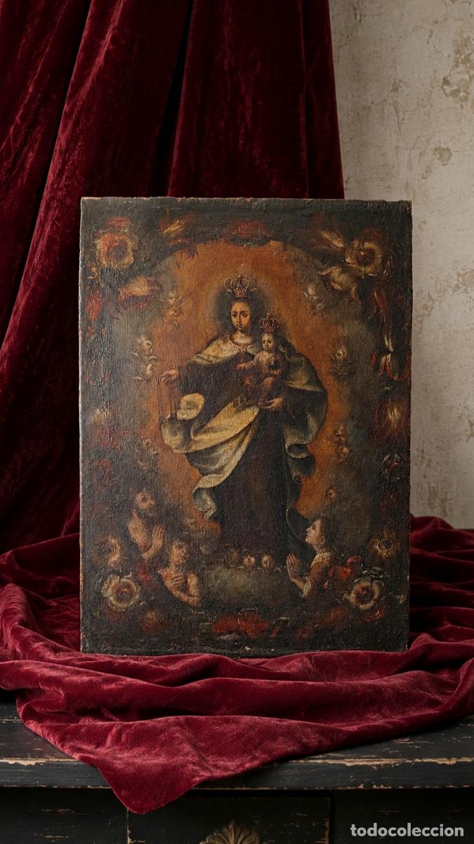 Arte: Virgen del Carmen &ndash; Atribuida a Andr&eacute;s P&eacute;rez (S. XVII-XVIII)