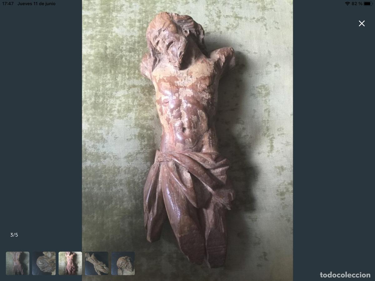 Arte: Antiqu&iacute;sima imagen de Cristo talla de madera