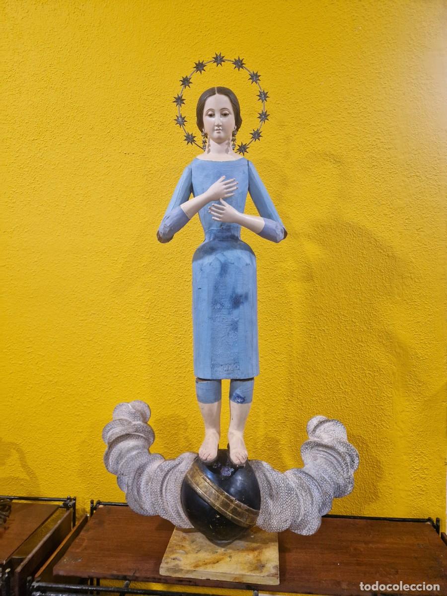 Arte: Virgen cap i pota. Escuela catalana, siglo XIX.