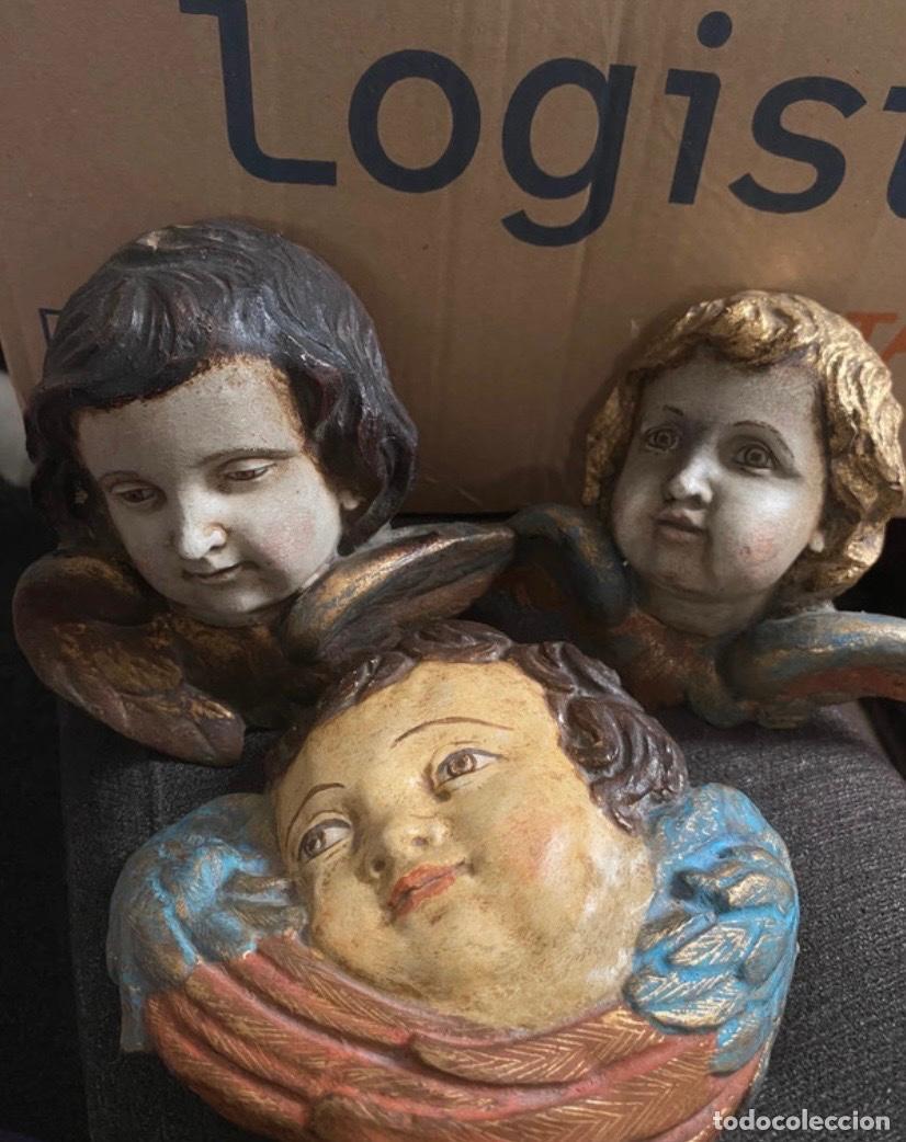 Arte: Cabeza de Querubin Vintage Religioso