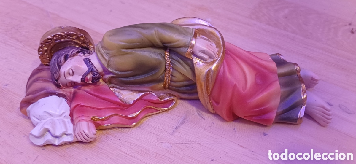 Arte: SAN JOS&Eacute; DORMIDO 14 CM NUEVO