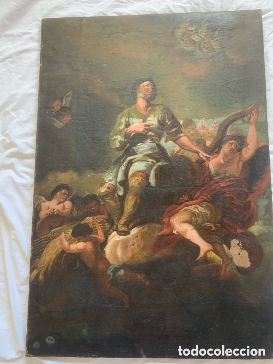 Arte: Oleo sobre lienzo desconocido - Foto 5
