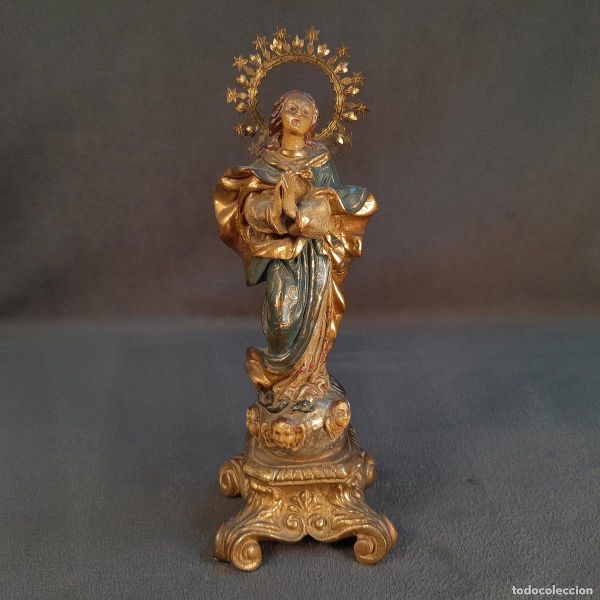 Arte: ESCULTURA DE ESTUCO POLICROMADO DE LA INMACULADA CONCEPCI&Oacute;N. SIGLO XX.