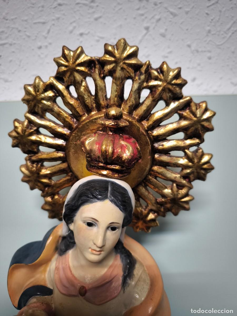 Arte: INMACULADA CONCEPCION REALIZADA EN ESTUCO. - Foto 4