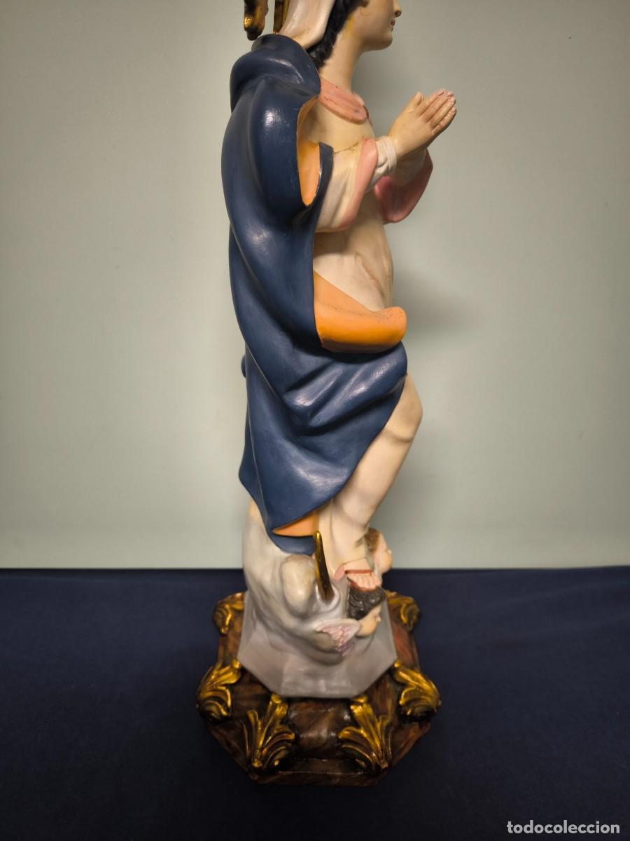 Arte: INMACULADA CONCEPCION REALIZADA EN ESTUCO. - Foto 11
