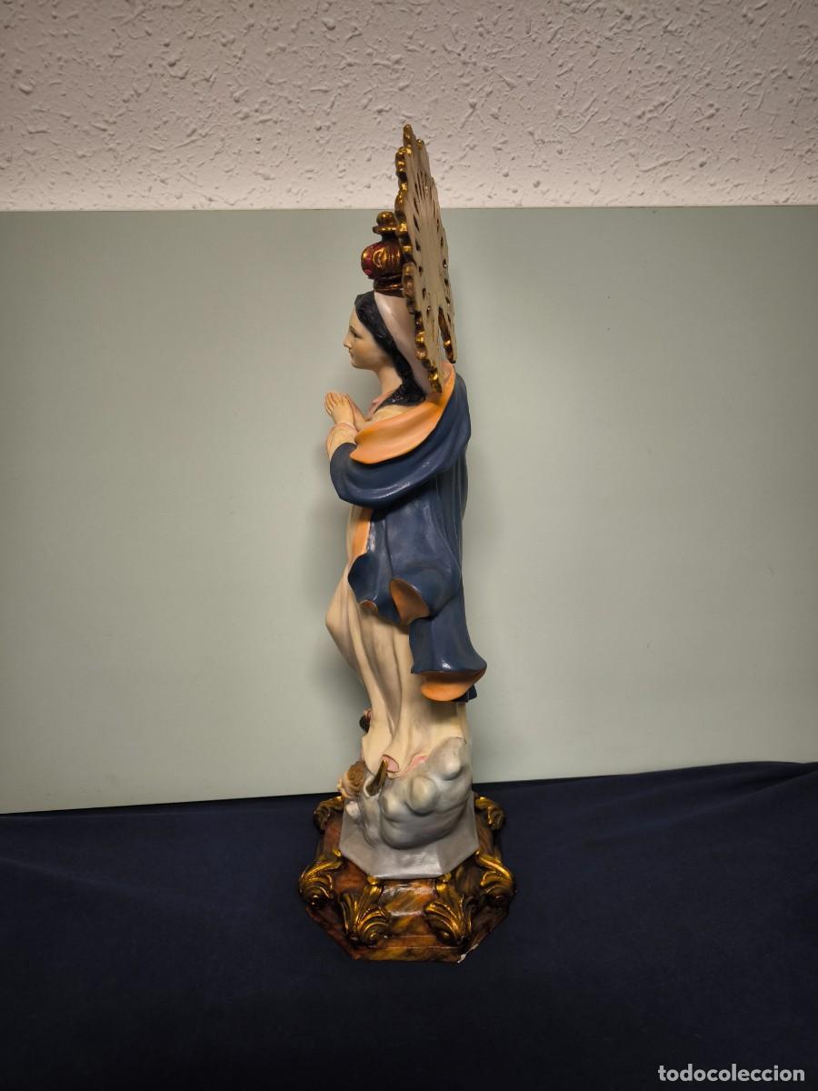 Arte: INMACULADA CONCEPCION REALIZADA EN ESTUCO. - Foto 16