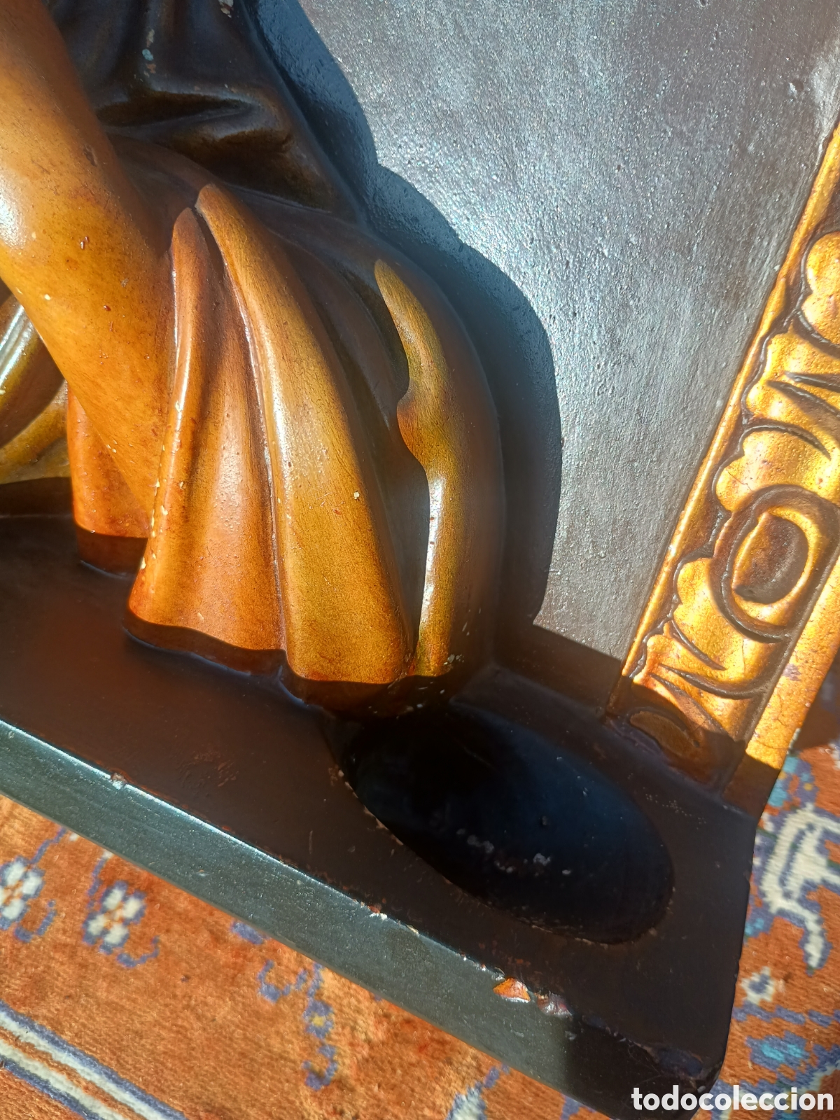 Arte: Virgen relieve firmado - Foto 3
