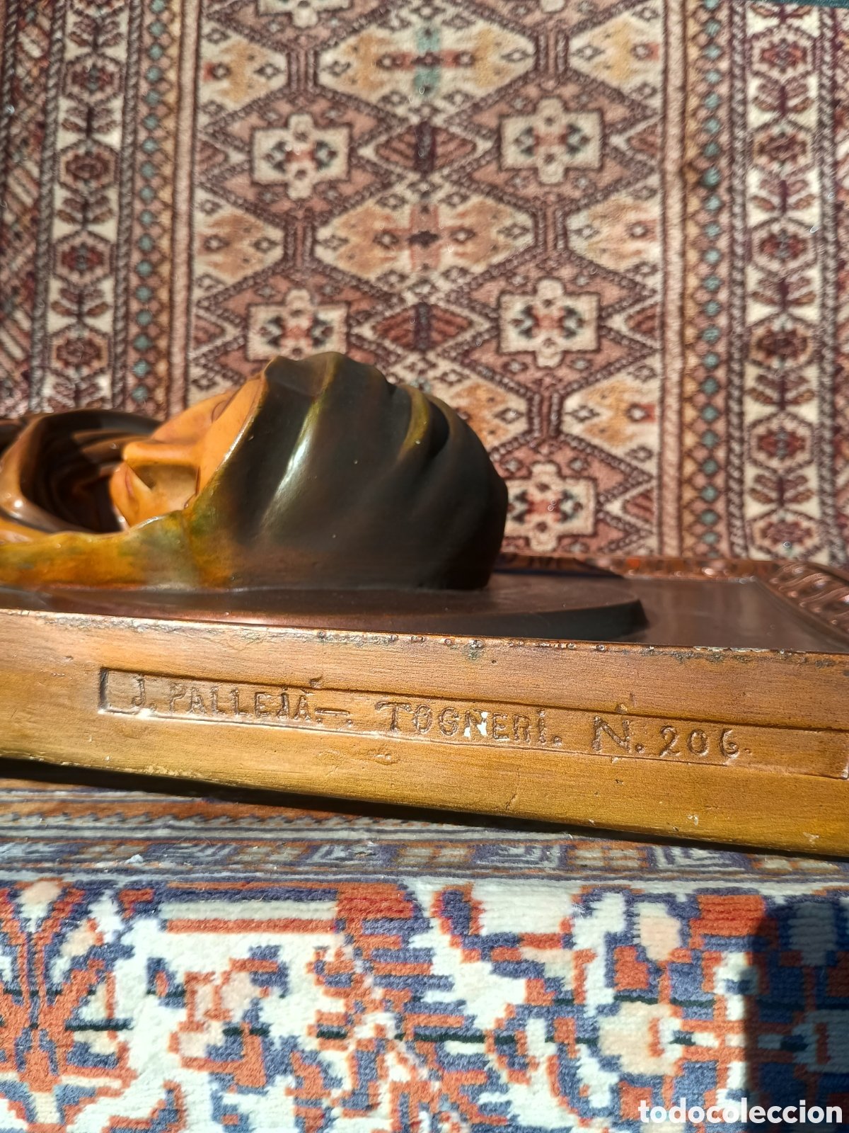 Arte: Virgen relieve firmado - Foto 16