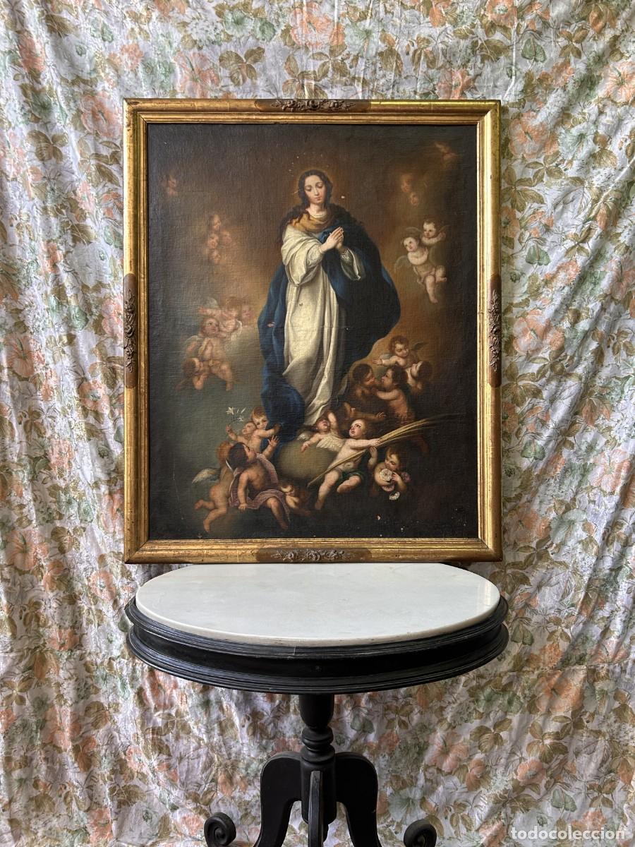 Arte: &Oacute;leo Inmaculada Concepci&oacute;n S. XIX - Foto 3