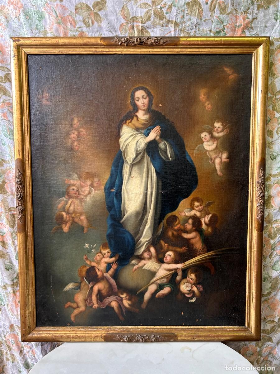 Arte: &Oacute;leo Inmaculada Concepci&oacute;n S. XIX - Foto 4