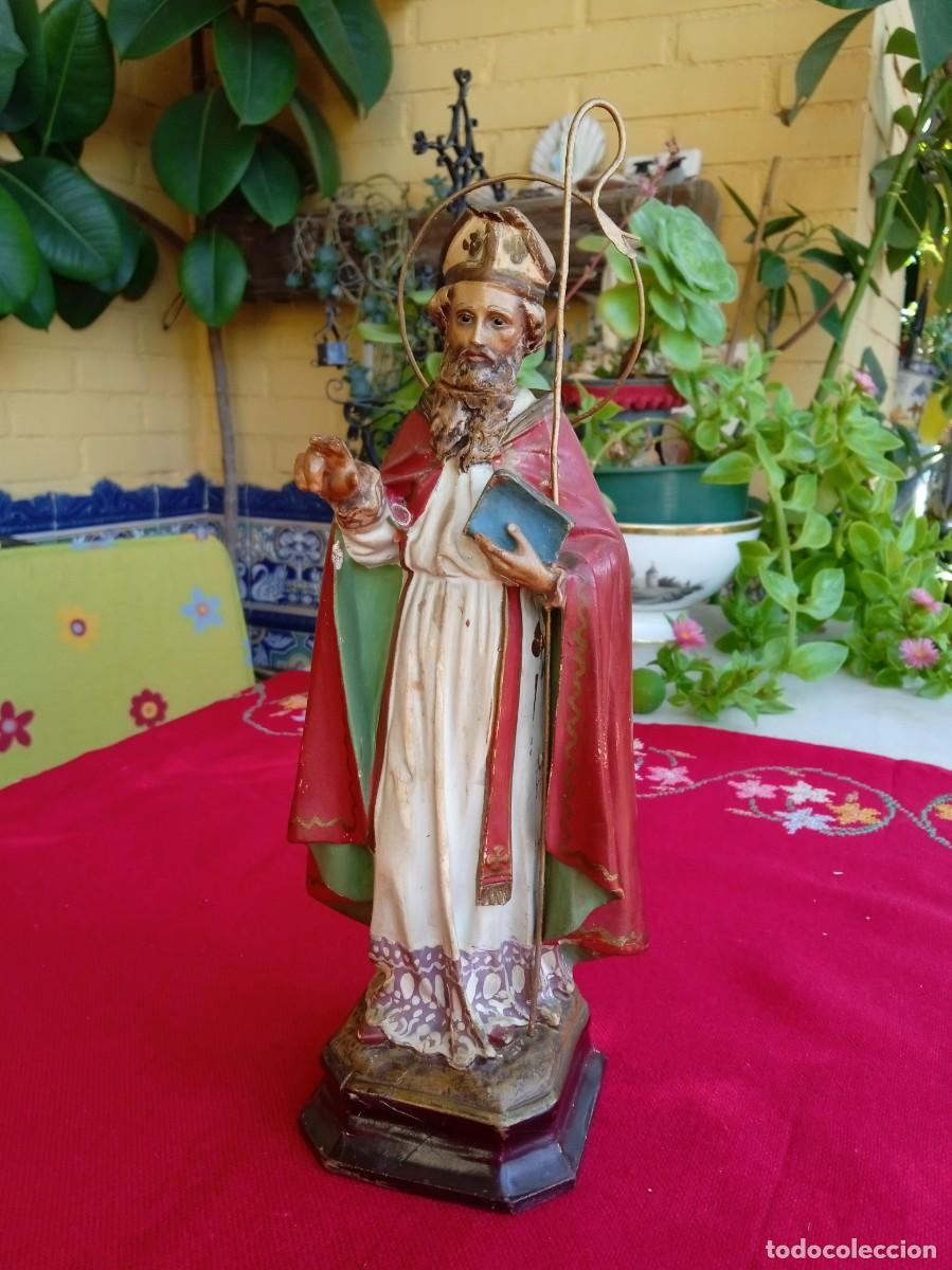 Arte: Figura o imagen antigua religiosa de San Nicol&aacute;s de Olot