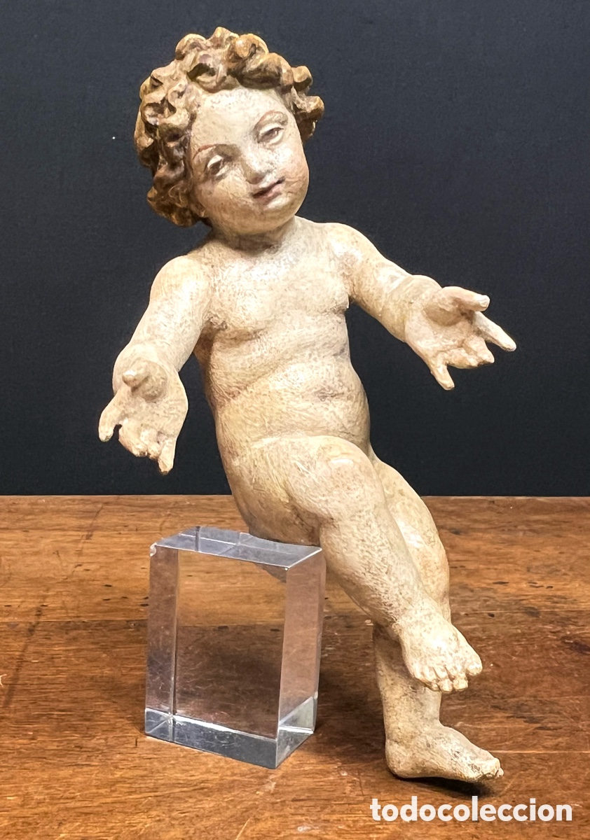 Arte: Ni&ntilde;o Jes&uacute;s de madera, S.XVIII