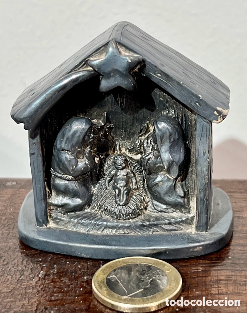 Arte: Nacimiento MAGRINO. Plata. Italia. A&ntilde;os 80.