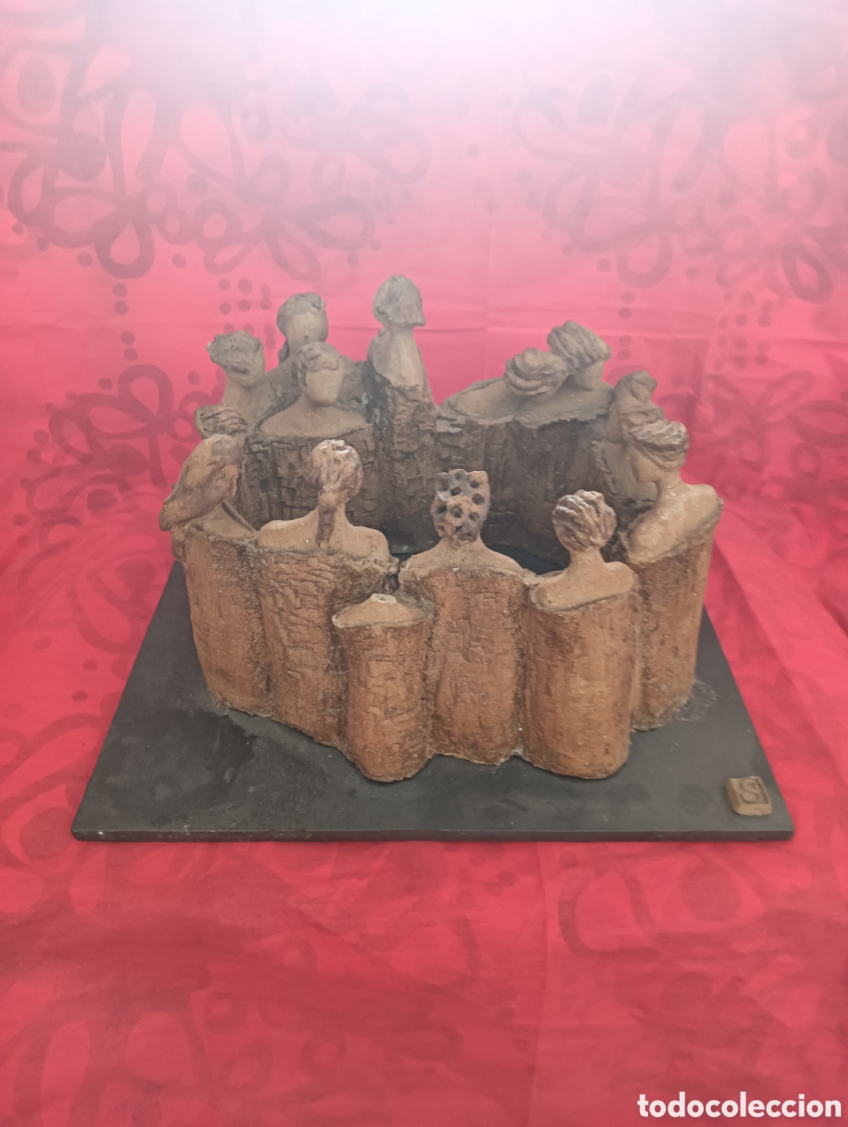 Arte: Antigua escultura de cer&aacute;mica