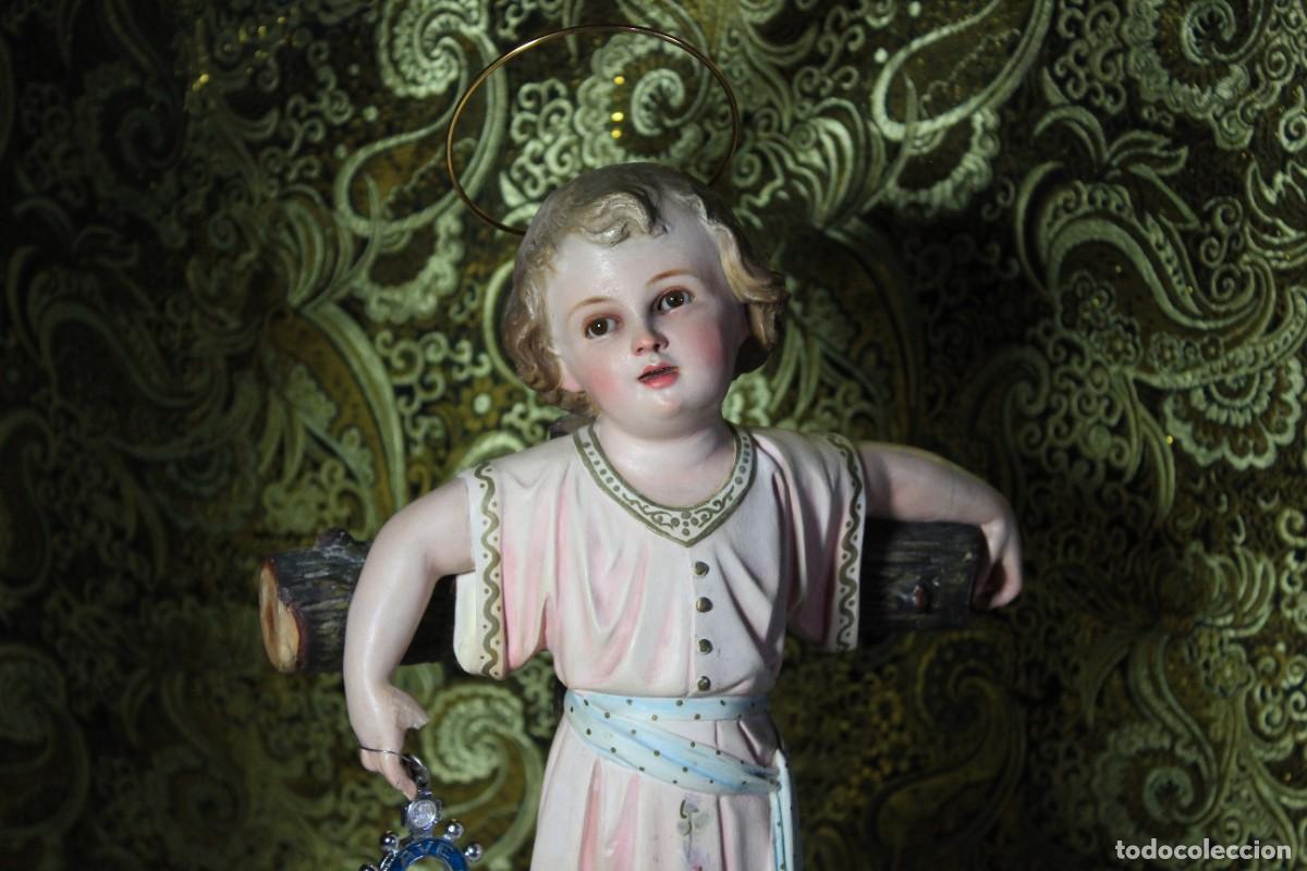 Arte: Antiguo Ni&ntilde;o Jes&uacute;s, Escultura Religiosa Santo,