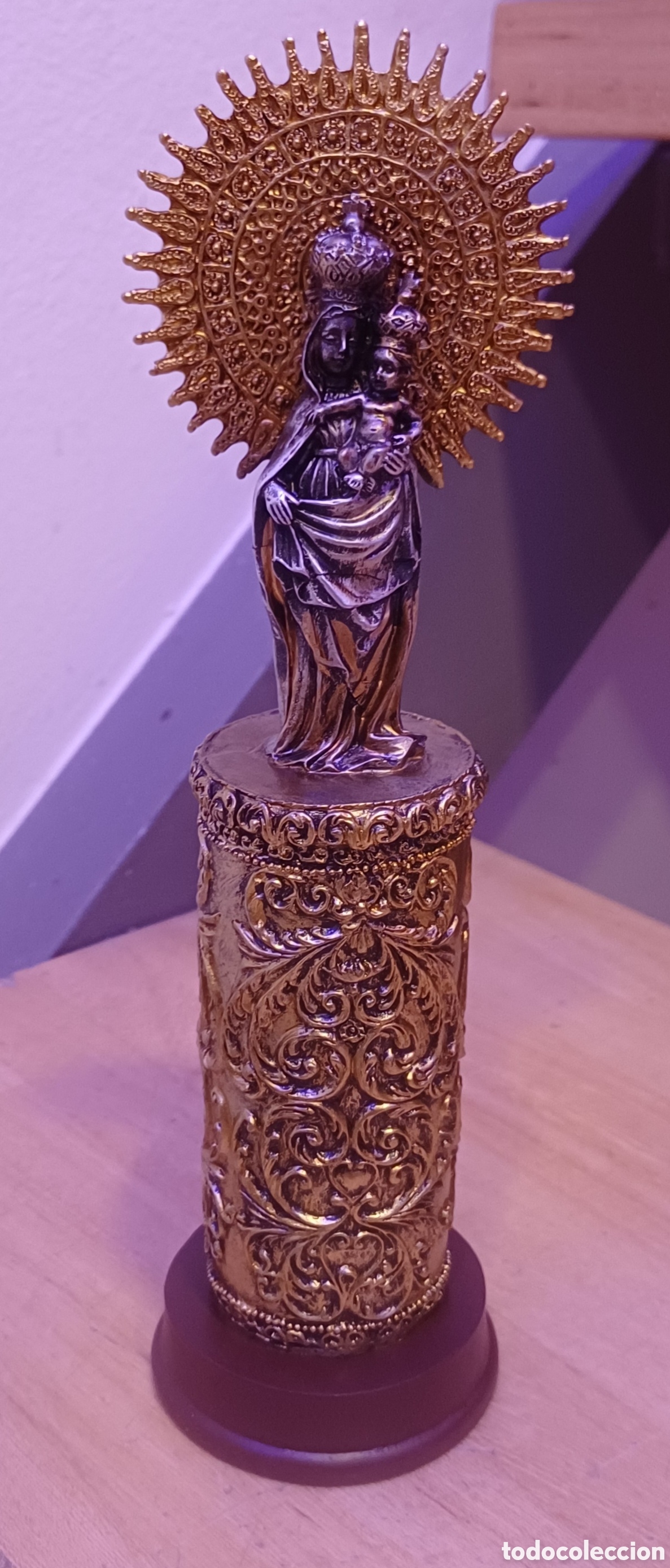 Arte: VIRGEN DEL PILAR 20 CM NUEVA