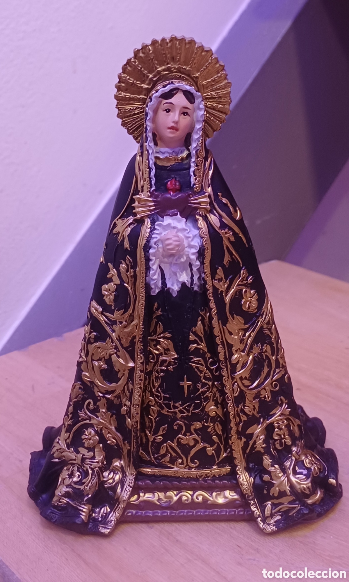 Arte: VIRGEN DOLOROSA 15 CM