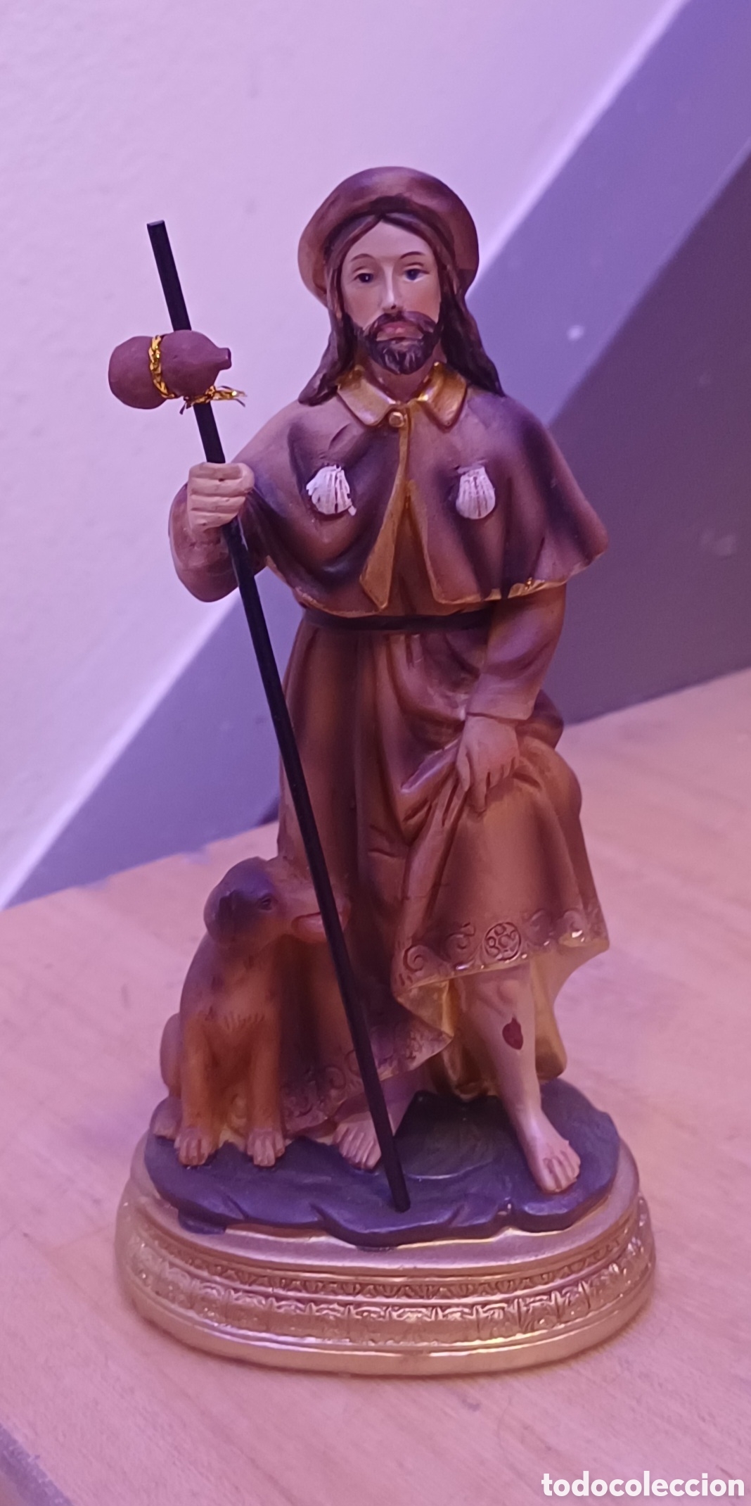 Arte: SAN ROQUE 14 CM nuevo
