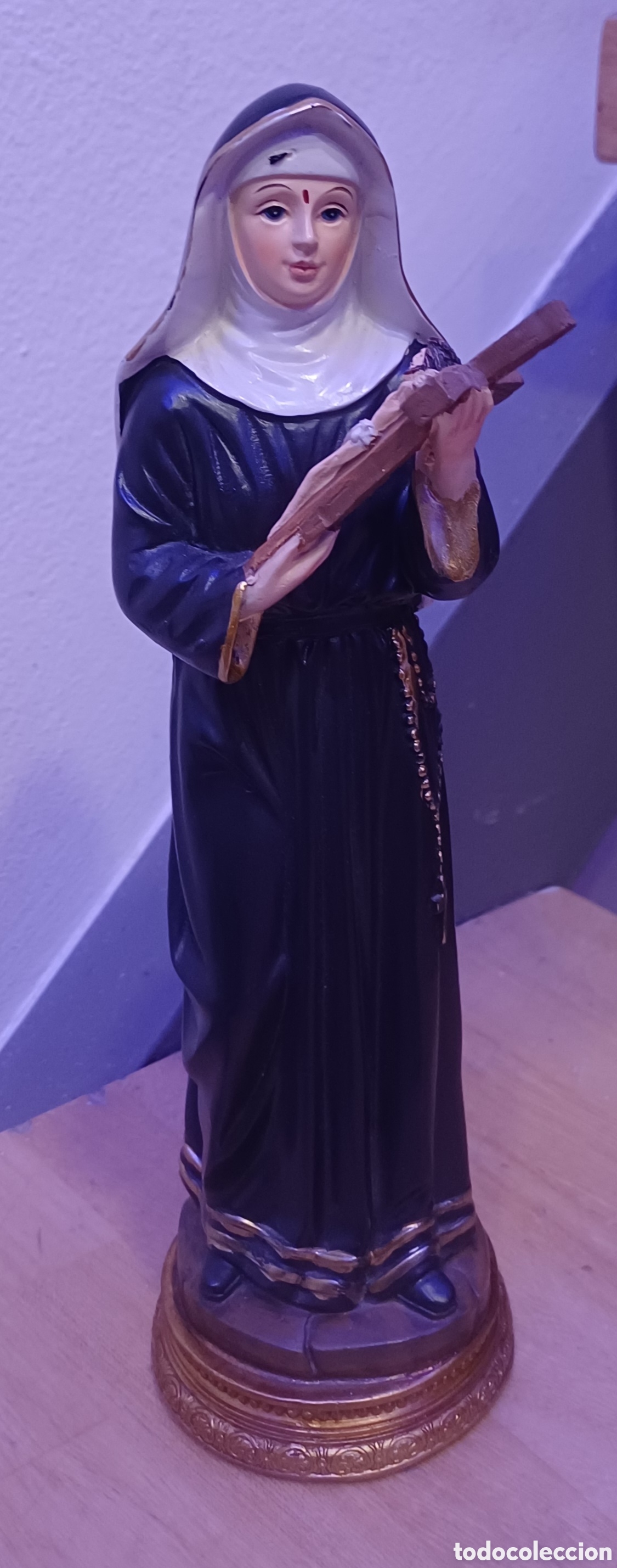 Arte: SANTA RITA 20 CM nueva