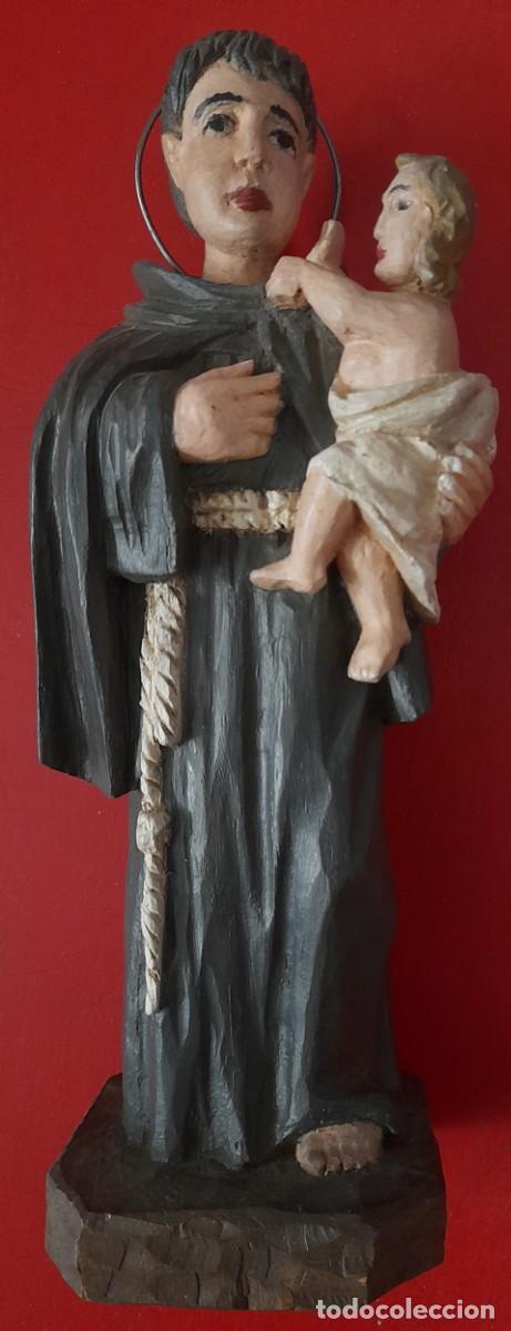 Arte: Escultura San Antonio de Padua. A&ntilde;o 1959.