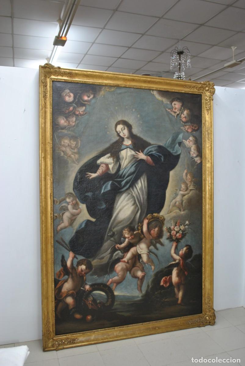 Arte: GRAN &Oacute;LEO SOBRE LIENZO INMACULADA ALONSO DEL ARCO